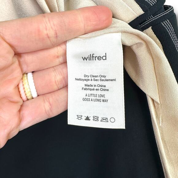 WILFRED x ARITZIA NWOT Cherrelle Pinstripe Double Breasted Blazer Jacket Small - Picture 9 of 10